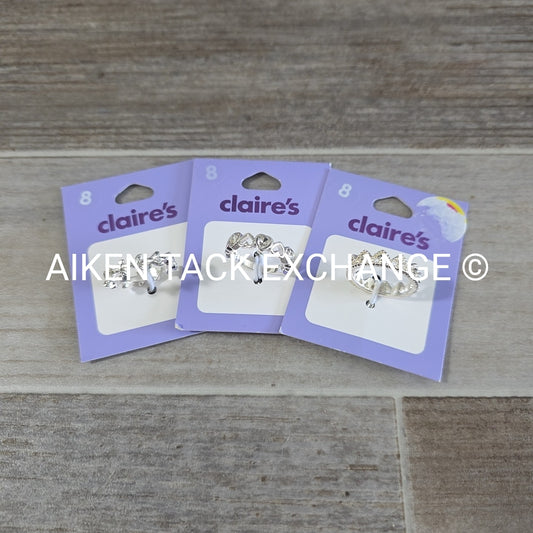 Claire's Rings (3) - Size 8