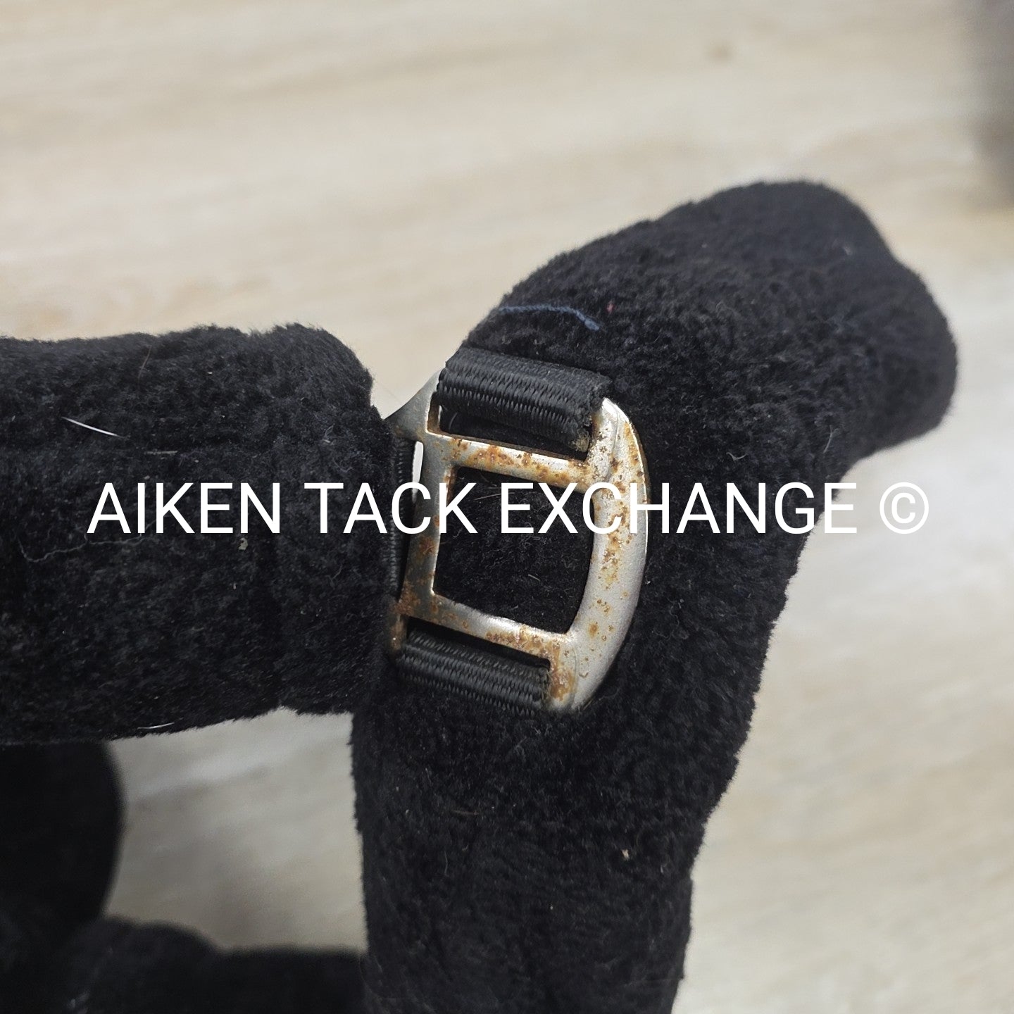 Cameo Fleece Halter, Black, Size Full