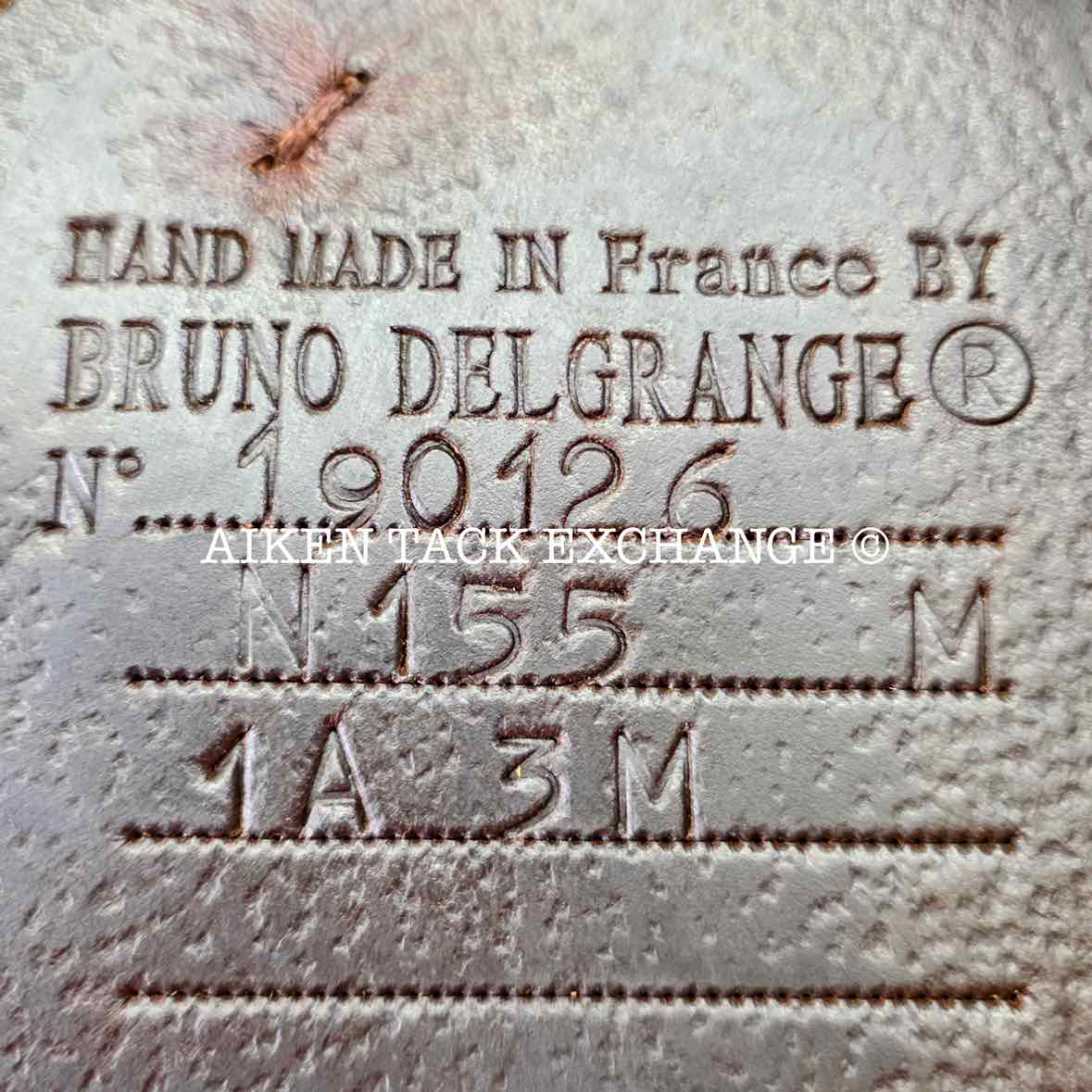 2019 Bruno Delgrange Nino Close Contact Jump Saddle, 15.5" Seat, 1A Flap, M/MW Tree, Foam Panels
