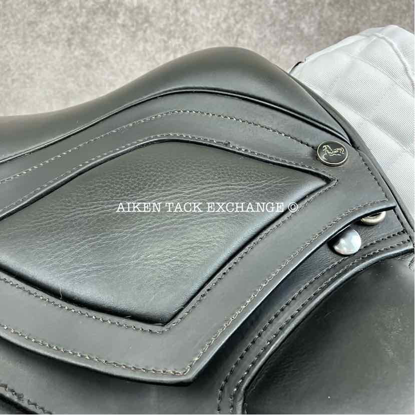 2020 MaxFlex Melina Pro Monoflap Dressage Saddle, 18" Seat, Flex Tree - MW/W, Wool Flocked Panels