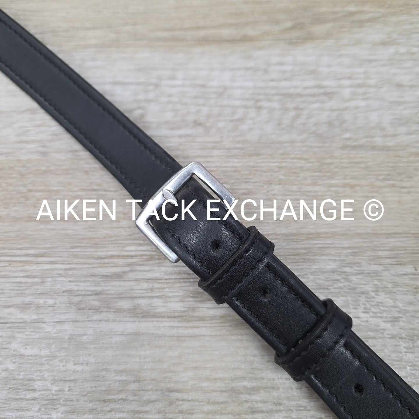 Synthetic Flat Running Martingale, Black, Size Cob