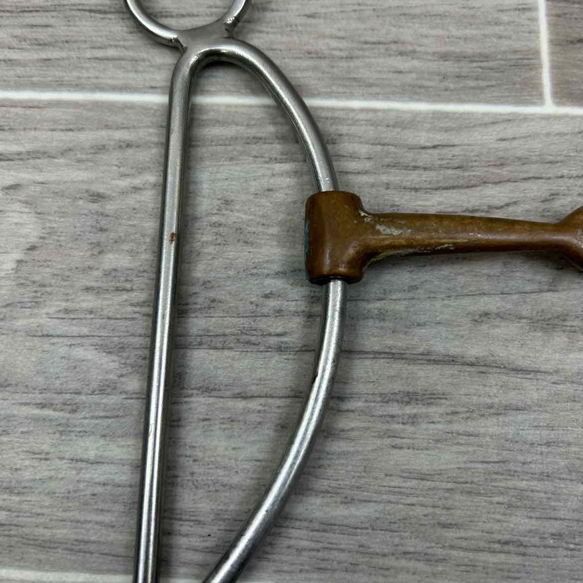Copper Single Joint Banana Shank Gag Bit 5"