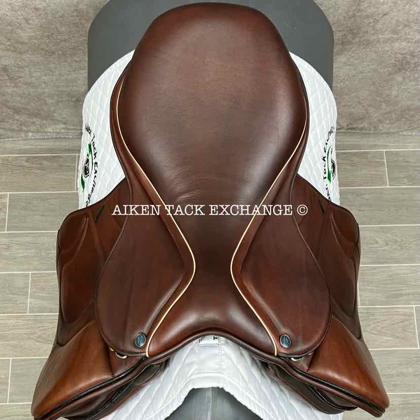 2021 MaxFlex Healthy Horse All Purpose Jump Saddle, 17.5" Seat, Wide Tree, Wool Flocked Panels