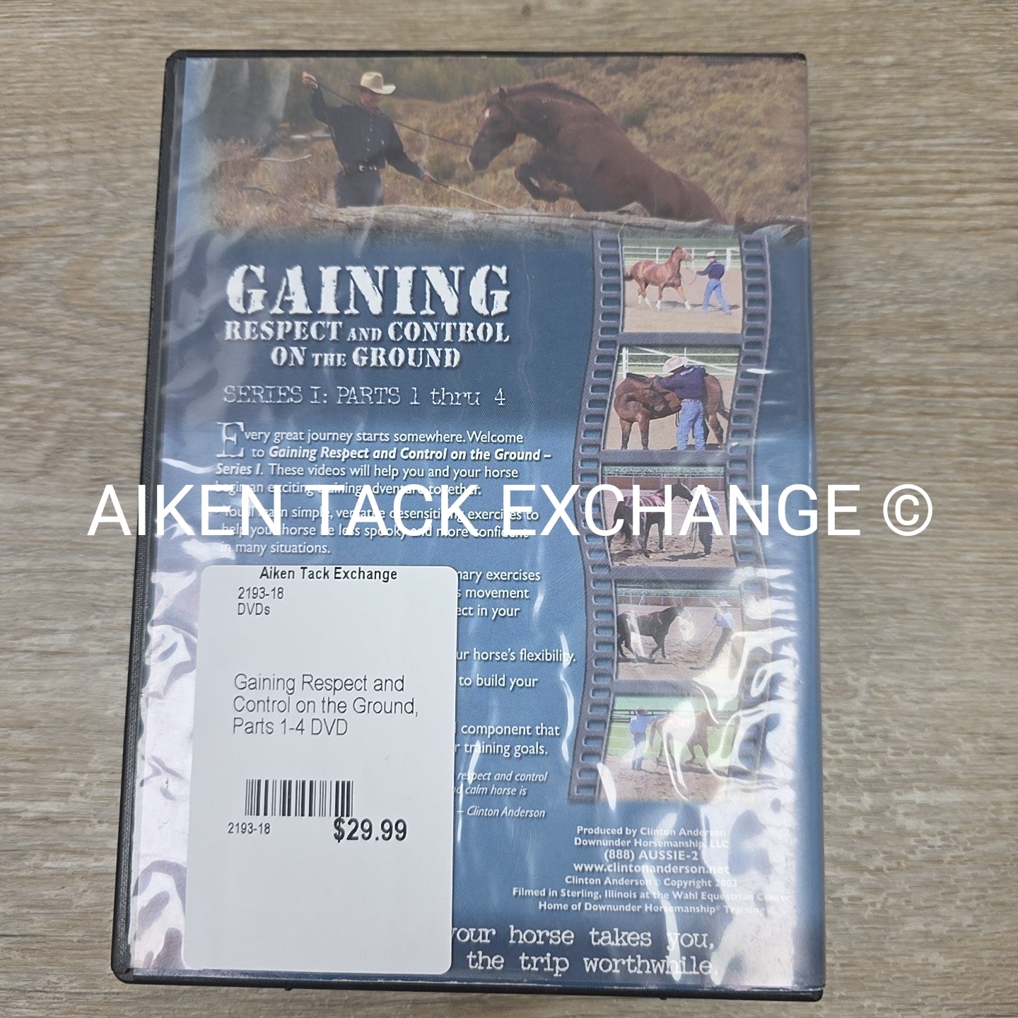 Downunder Horsemanship Gaining Respect and Control on the Ground, Parts 1-4 DVD