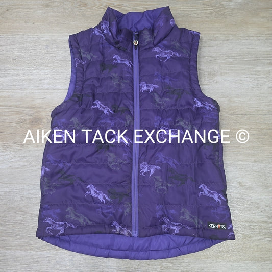 Kerrits Reversible Puffer Vest, Youth Large