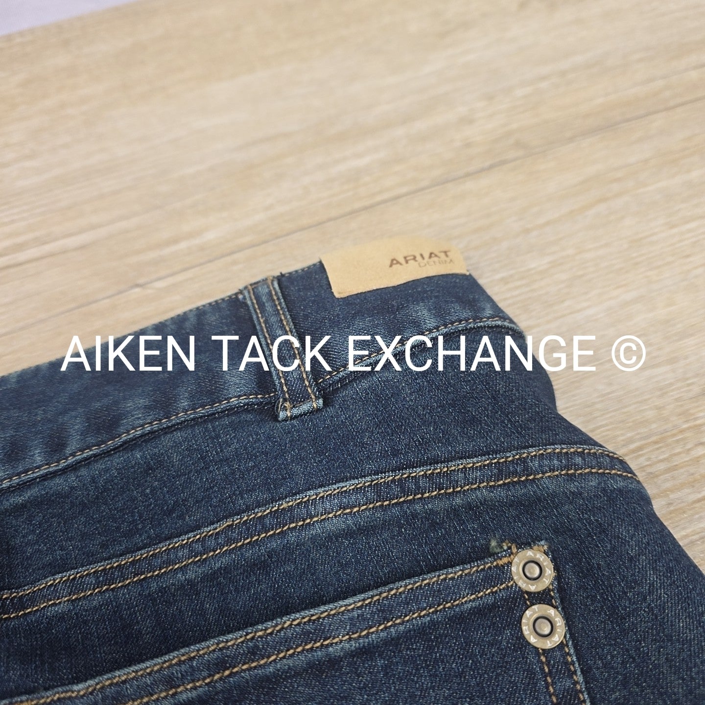 Ariat Halo Silicone Grip Full Seat Denim Breeches, Women's 28R