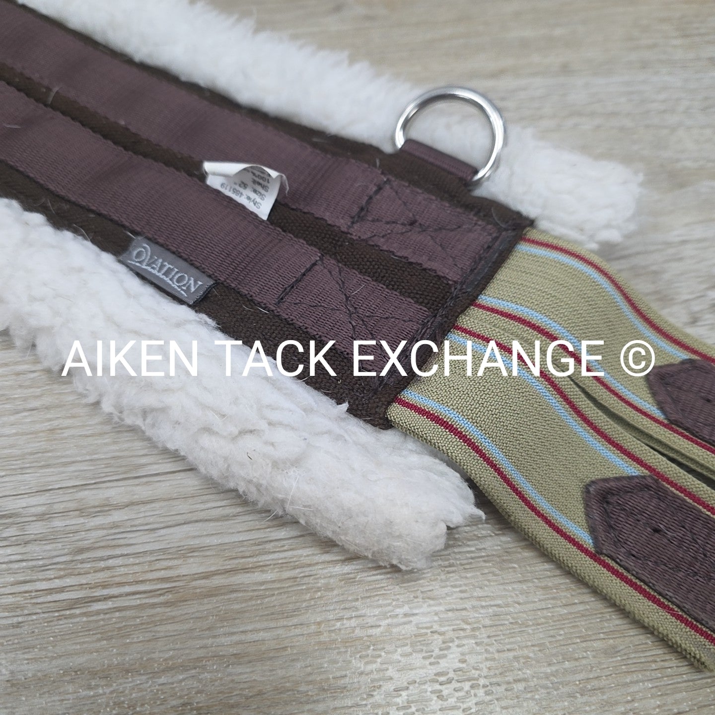 Ovation Fleece Dry-Tex Double End Elastic Girth, 52"