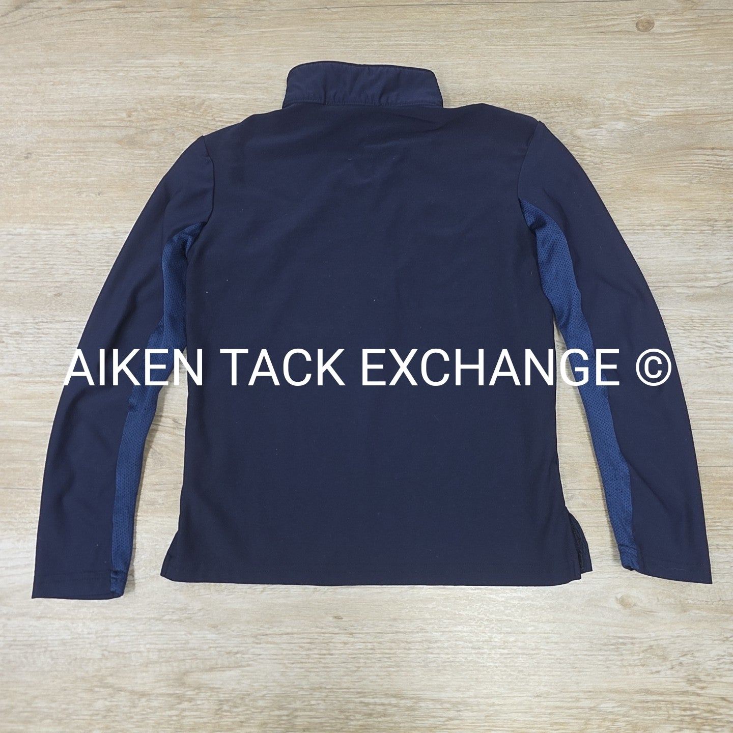 Long Sleeve Mesh Sleeve Top, Size X-Small