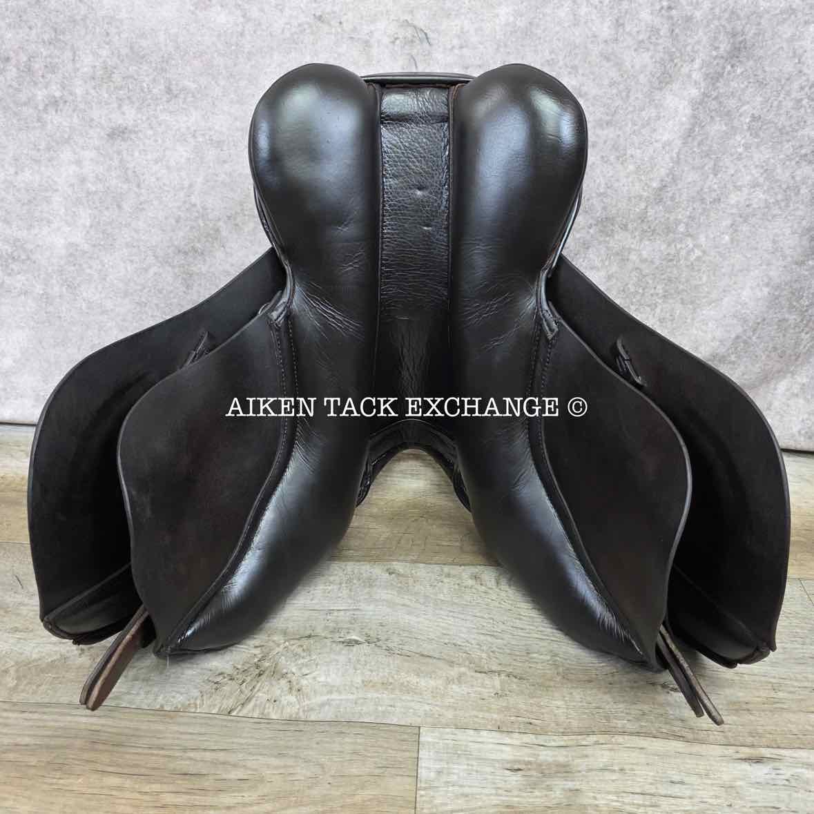 Kent & Masters Original Pony All Purpose Jump Saddle, 15.5" Seat, Adjustable Tree - Changeable Gullet, Wool Flocked Panels