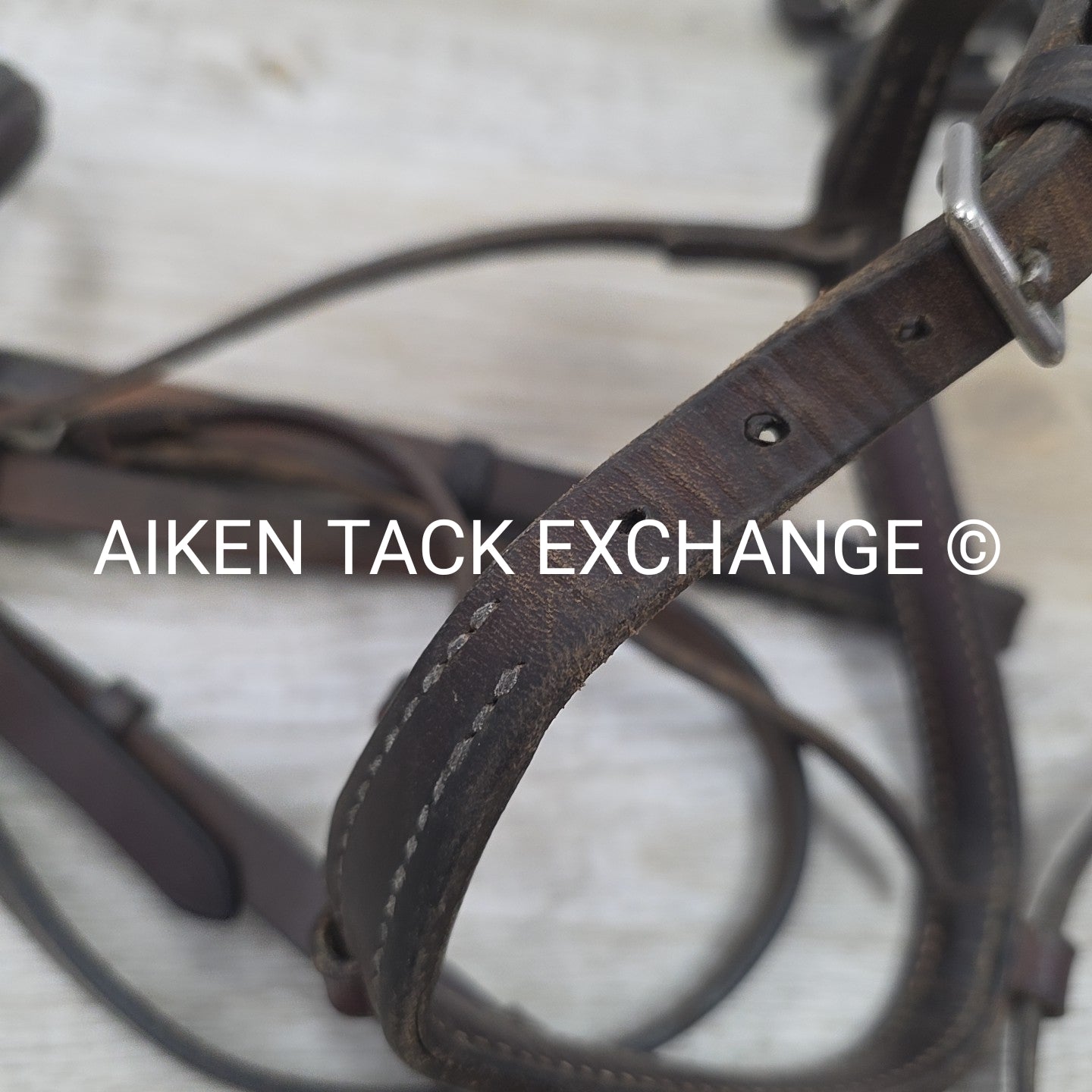 BARGAIN BUNDLE: Flash Bridle with 2 Pairs Rubber Reins, Brown, Size Full