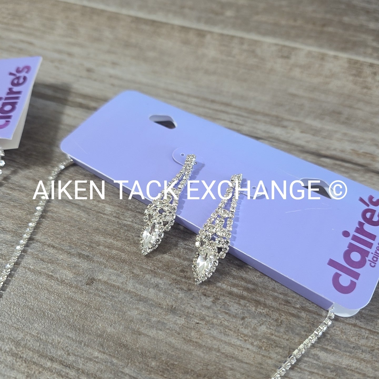 Claire's Bundle - 2 Pairs of Earrings, 2 Necklaces