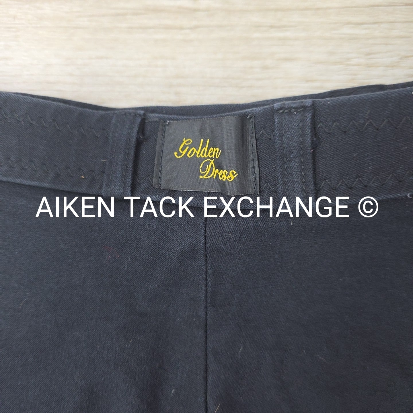 Golden Dress Knee Patch Breeches, Size 26 L