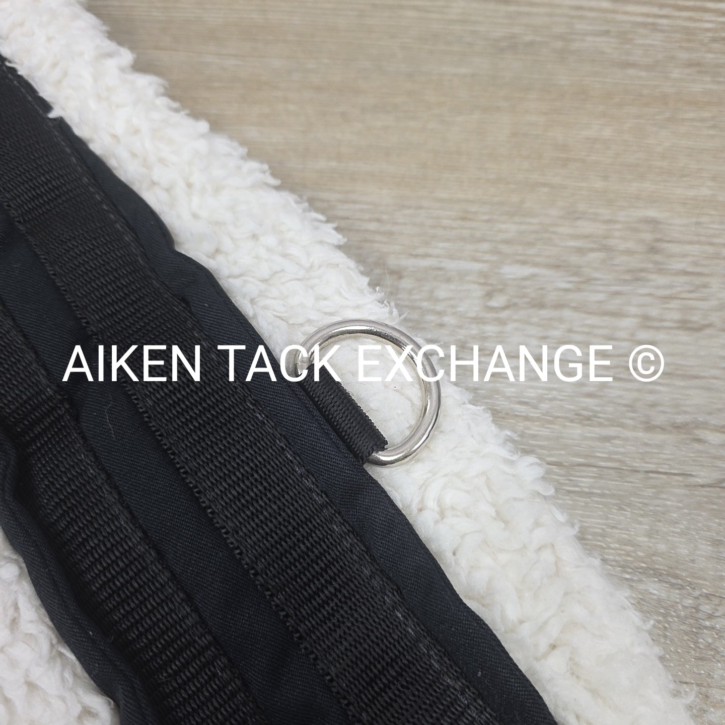 Fleece Girth with Double End Elastic, Black, 42"