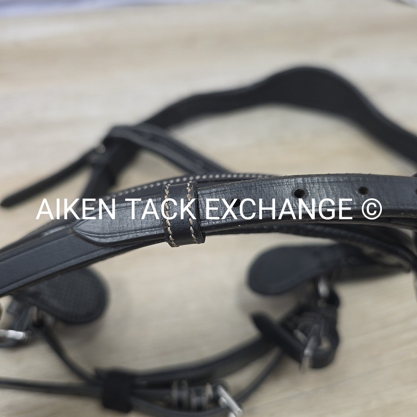 Jump'In One Manhattan Anatomic Bridle, No Reins, Black, Size Full