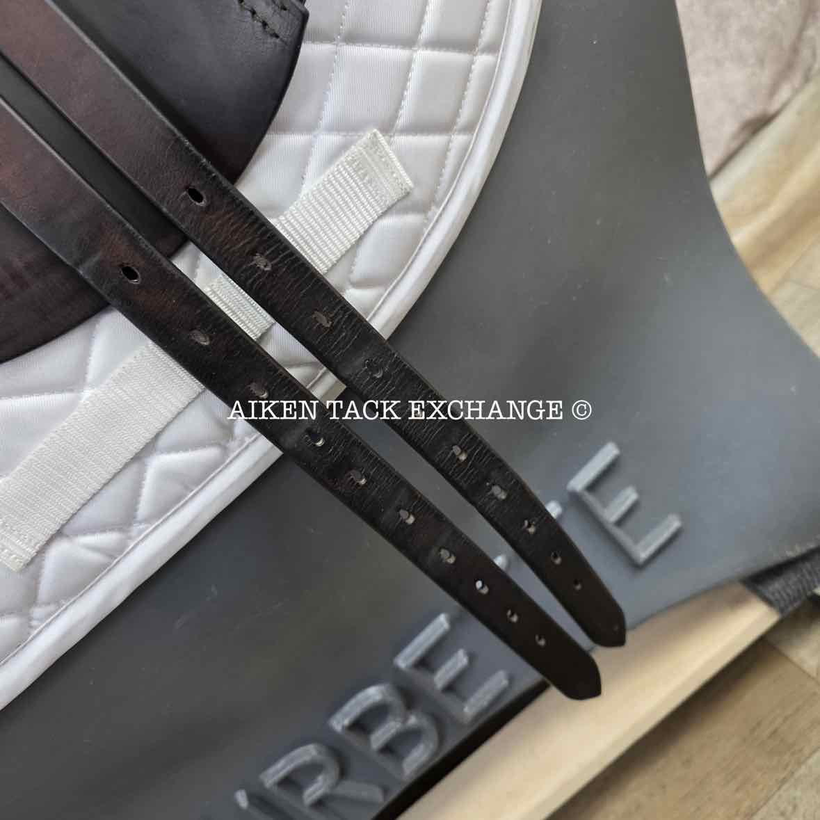Stackhouse Dressage Saddle, 17" Seat, Medium Tree, Wool Flocked Panels