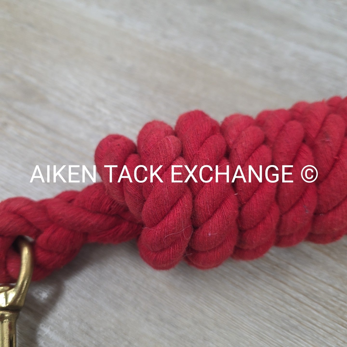 Cotton Lead Rope with Brass Snap
