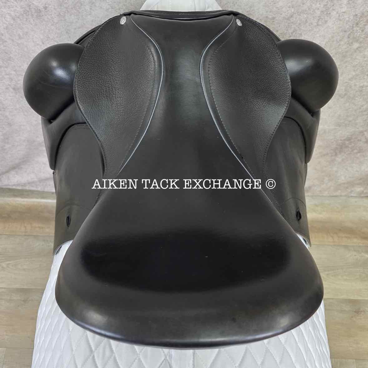 2021 Loxley by Bliss Monoflap Dressage Saddle, 17.5" Seat, Adjustable Tree - Changeable Gullet, Wool Flocked Panels