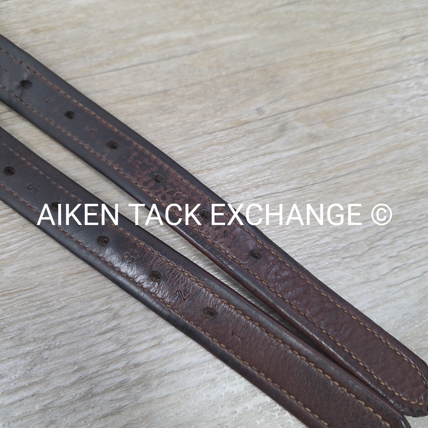 Prestige Stirrup Leathers, Brown, 54"