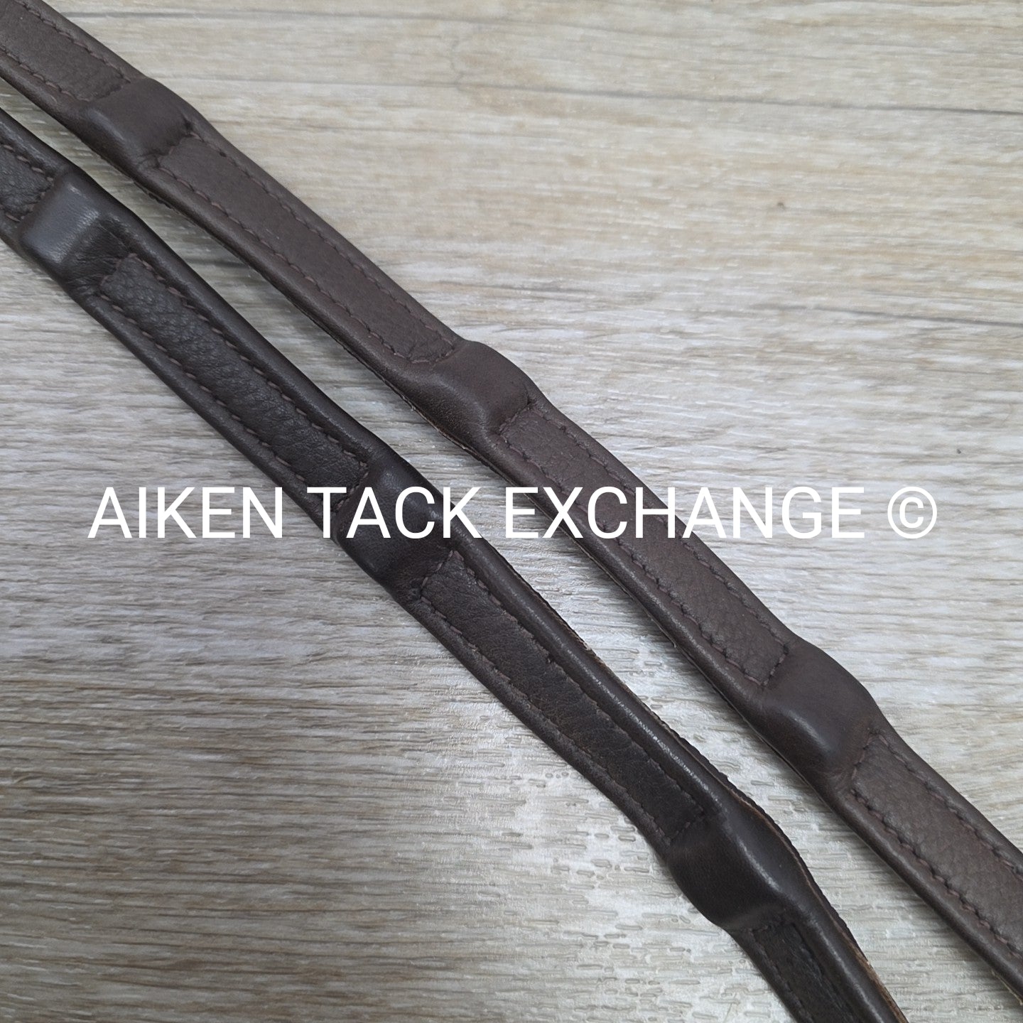 Schockemohle Durasoft Grip Reins, Brown, Size Full