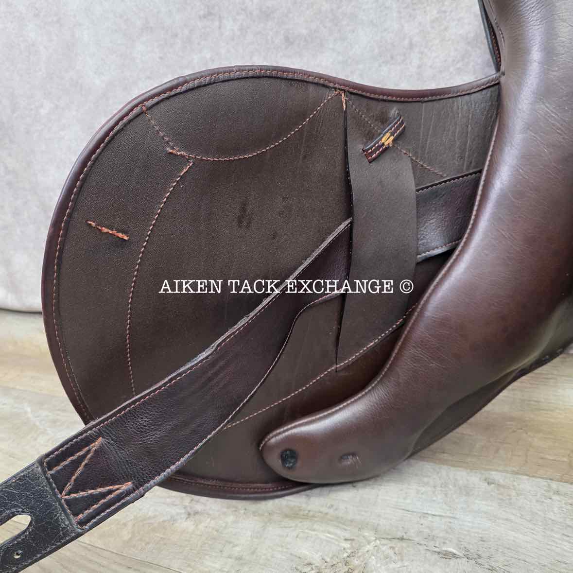 Marcel Toulouse Marielle Genesis Professional Monoflap Eventing Jump Saddle, 18" Seat, Adjustable Tree, Wool Flocked Panels