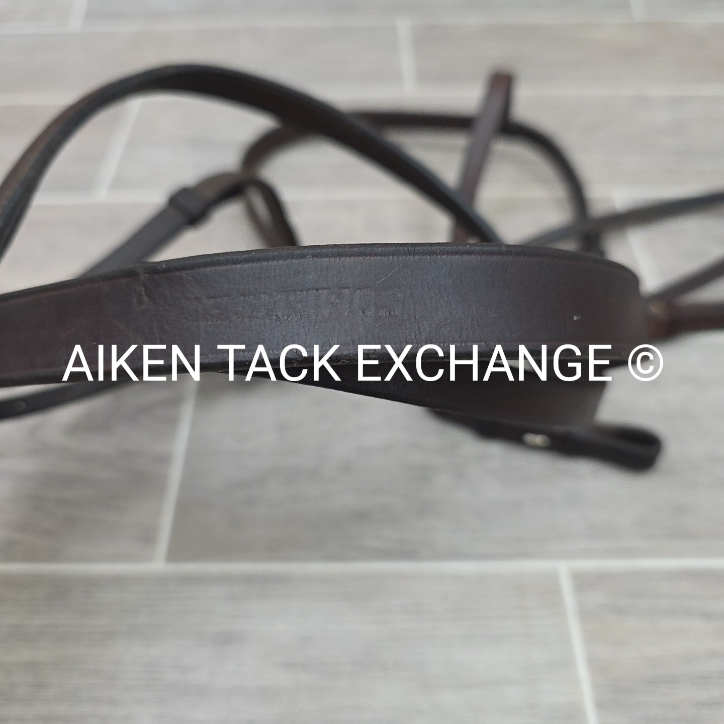 Somerset Plain Raised Bridle, No Reins, Brown, Size Full