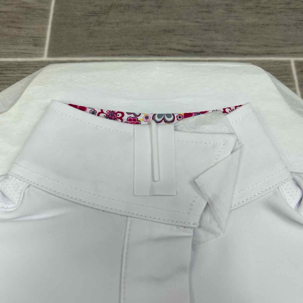 Ovation Ellie Tech Long Sleeve Show Shirt, Size 8