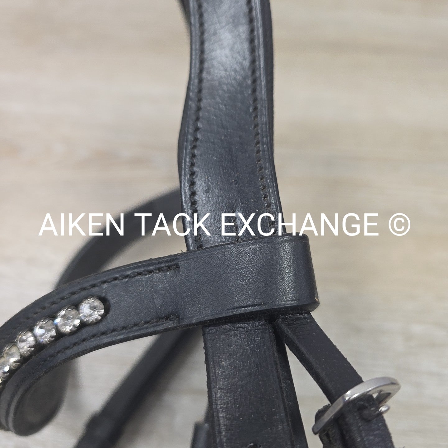 SmartPak Harwich Ergonomic Crystal Dressage Bridle, No Reins, Size Cob