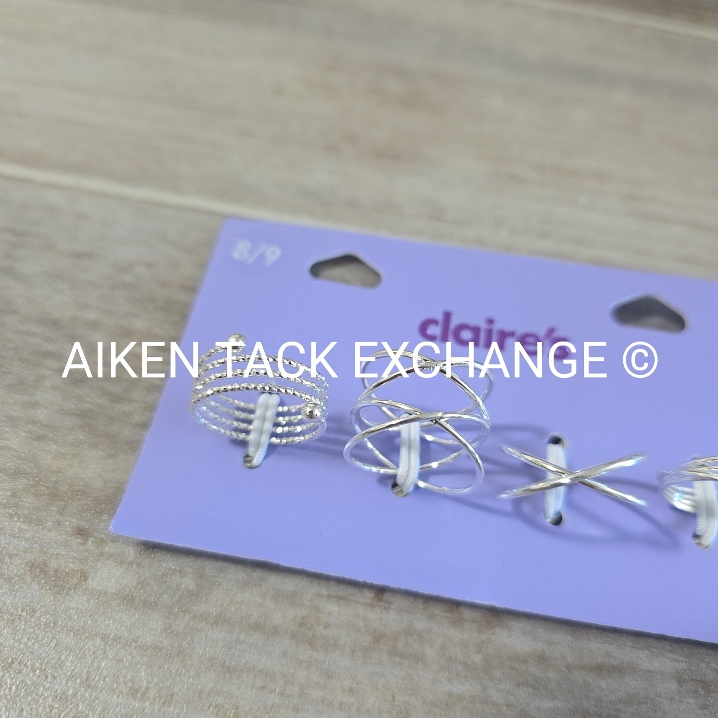 Claire's Ring Set (4) - Size 8/9