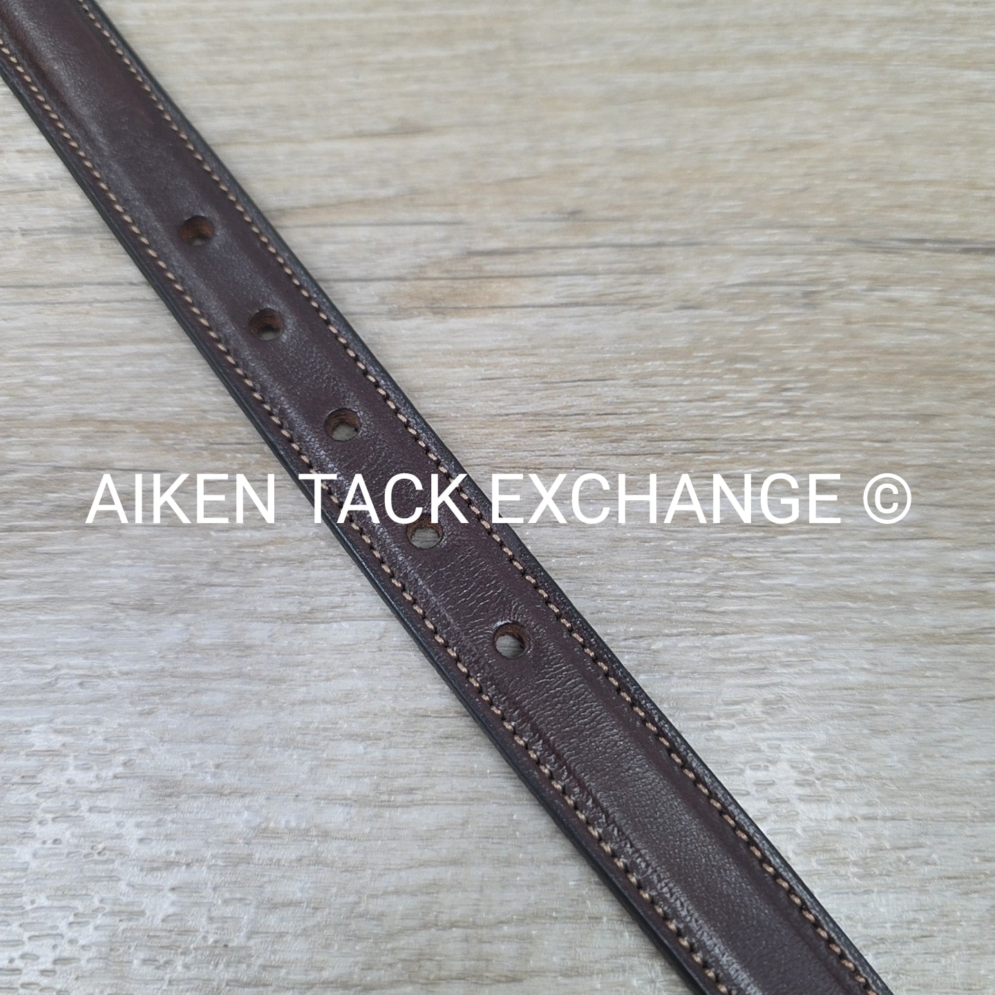 Tory Leather Fancy Stitched Belt, Brown, 30