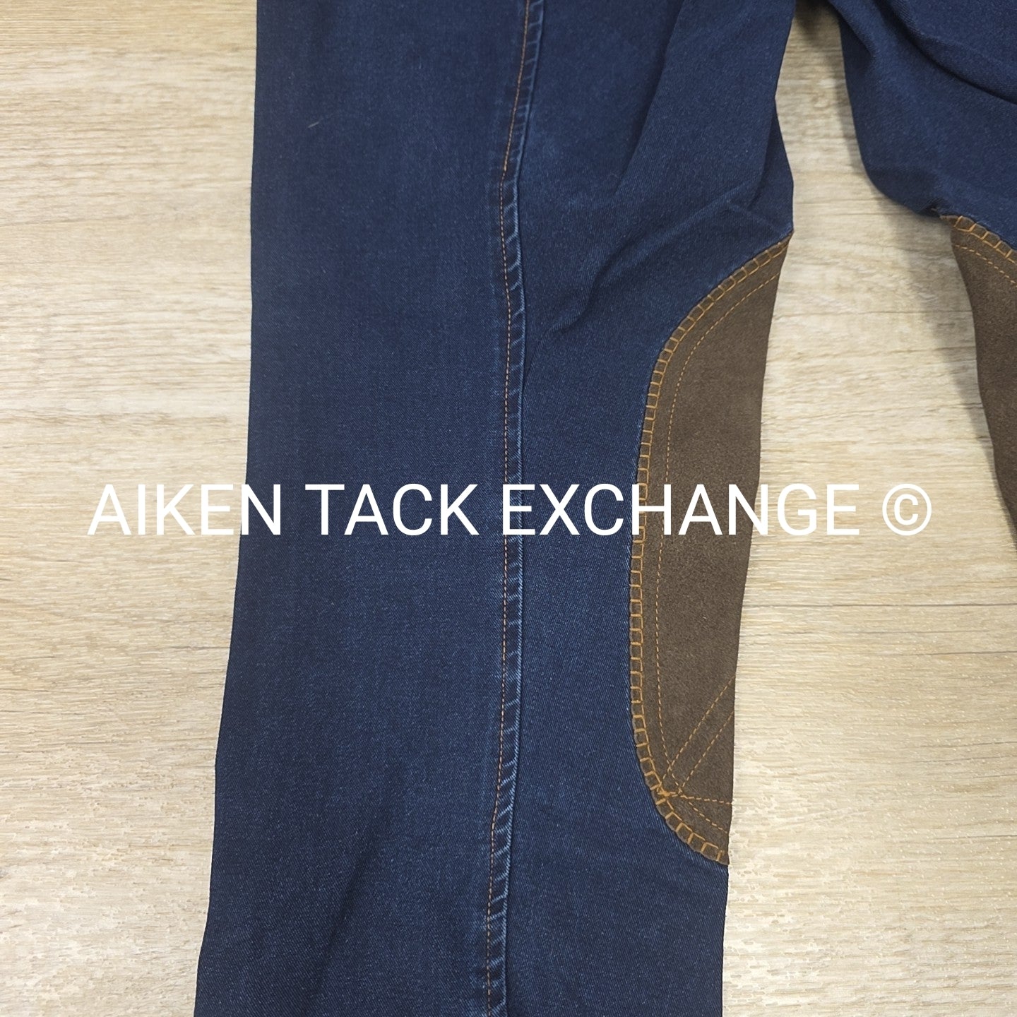 Dublin Shona Denim Knee Patch Breeches, Women's 30