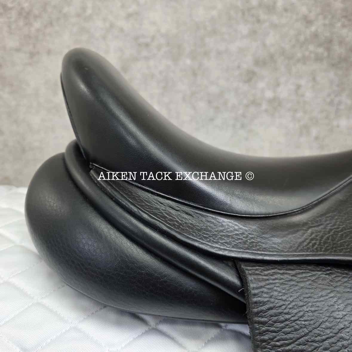 Smith-Worthington Nightwind Dressage Saddle, 17.5" Seat, XX-Wide Hoop Tree, Wool Flocked Panels
