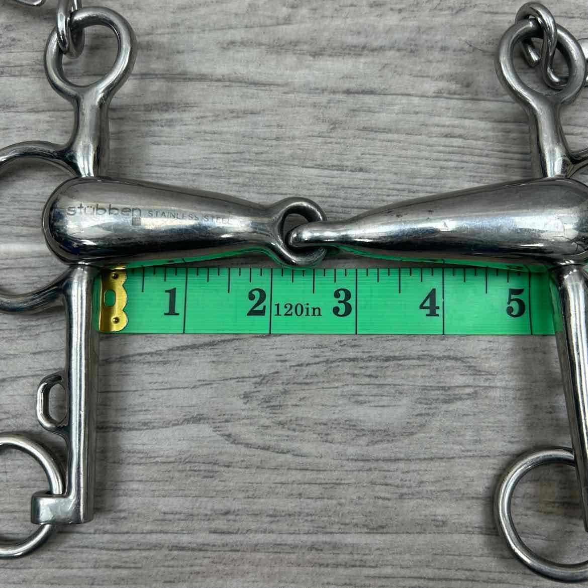 Stubben Hollow Single Joint Pelham Bit 5"