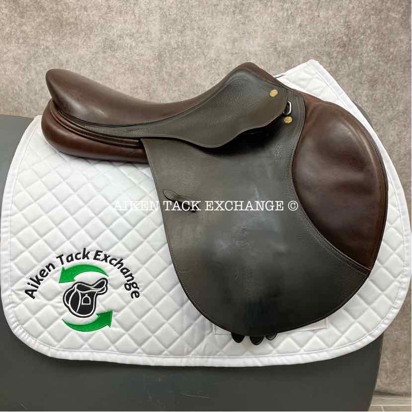Bruno De Heusch - BDH Close Contact Jump Saddle, 17" Seat, Medium Tree, Foam Panels