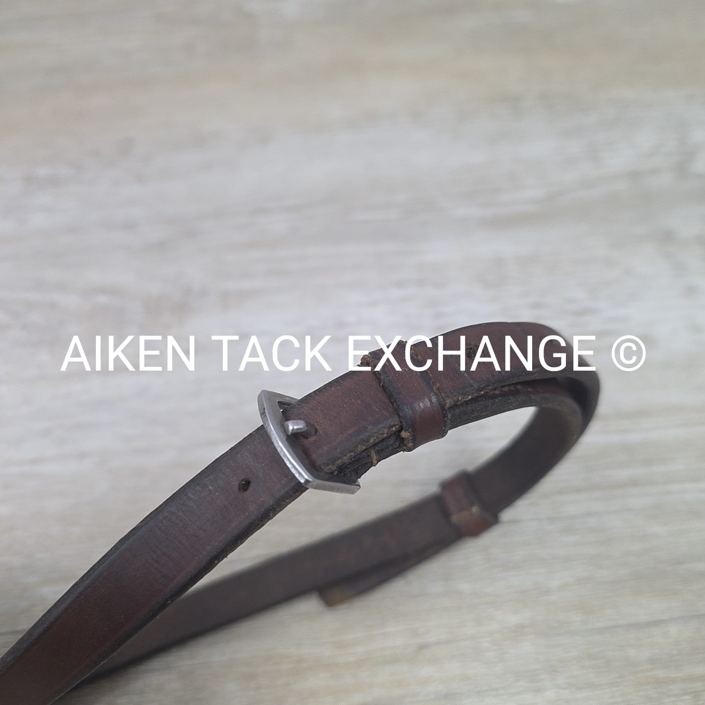 Flat Plain Figure 8 Noseband, Brown, Oversize