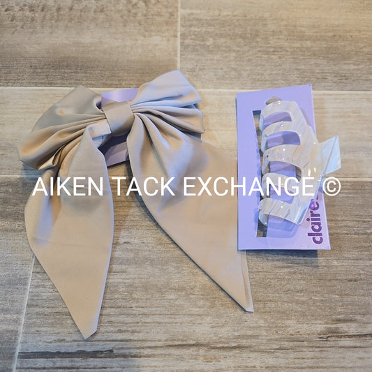 Claire's Hair Bundle - 1 Claw Clip, 1 Hair Clip