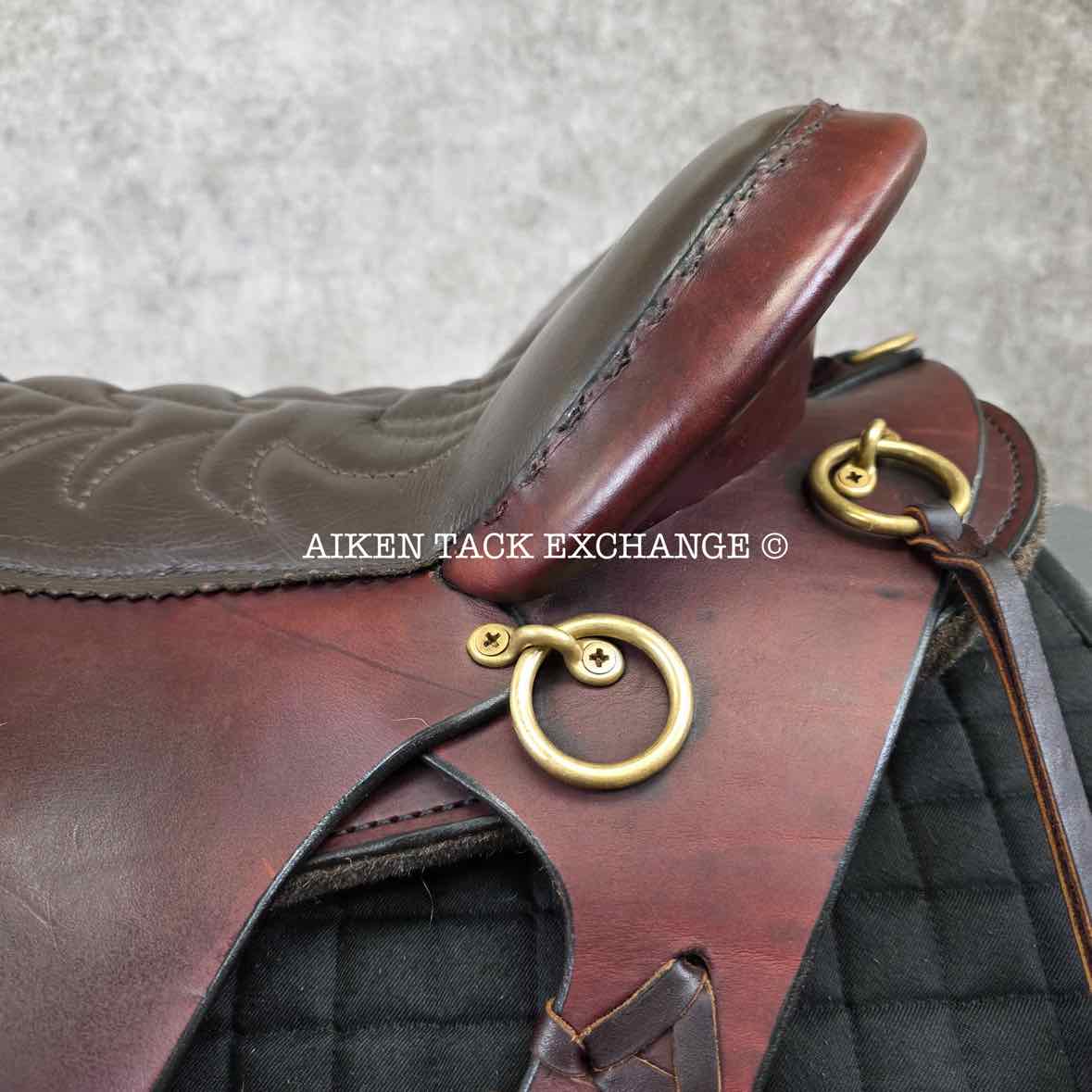 2015 Tucker 159 Endurance Trail Saddle, 17.5" Seat, Wide Tree - Full QH Bars