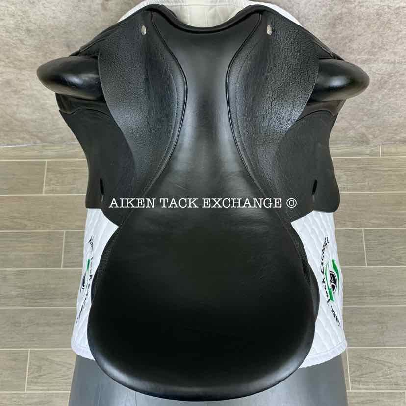 2017 Custom Saddlery Laguna XR Monoflap Dressage Saddle, 18" Seat, Adjustable Tree, Wool Flocked Panels