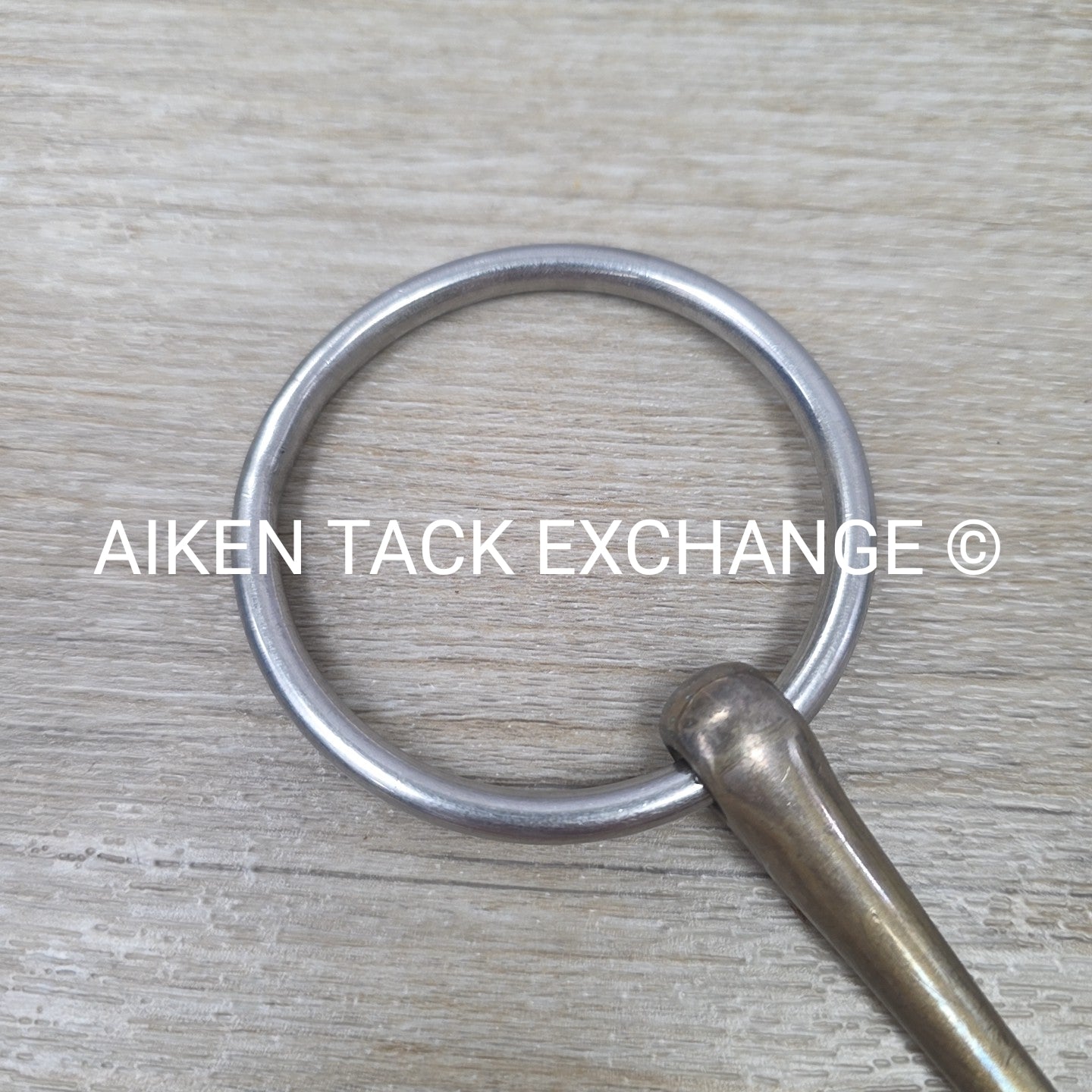 Korsteel German Silver Single Joint Loose Ring Bradoon Bit 5.5"