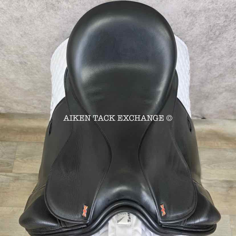 **SOLD** Heritage Bespoke Saddlery "The Oneness" Monoflap Dressage Saddle, 16.5" Seat, Wide Tree, Wool Flocked Panels