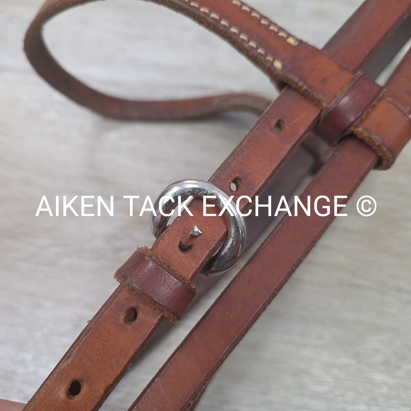 Western Browband Headstall, No Reins, Brown, Size Full