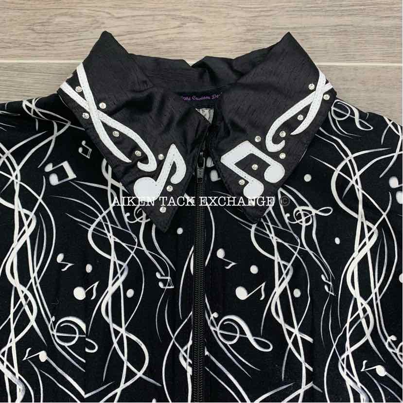 Spotlight Custom Designed Western Show Shirt, Medium
