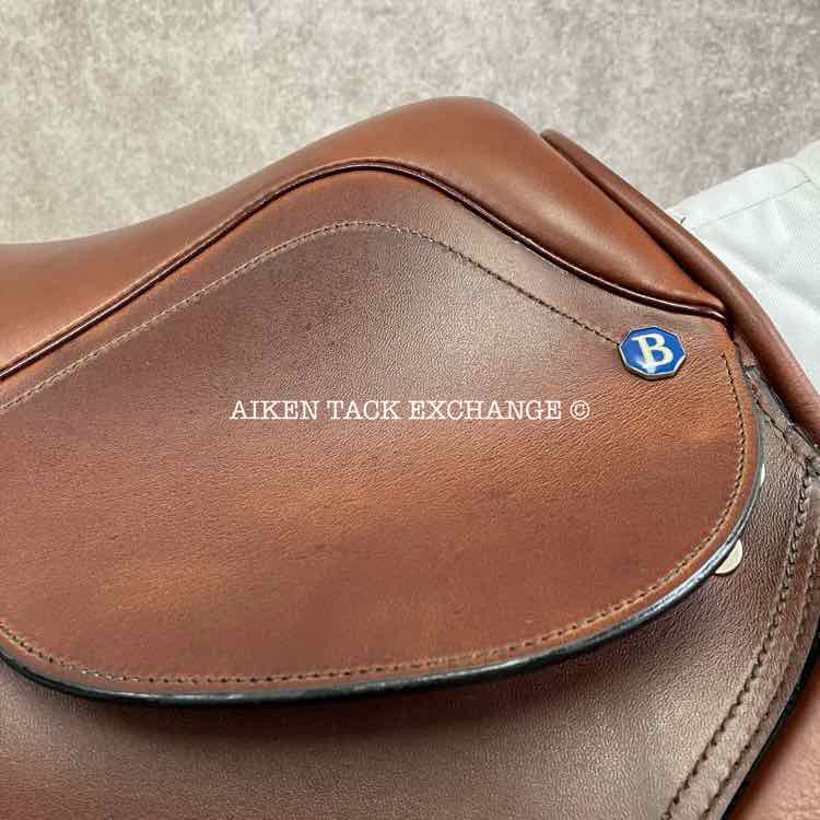 2013 Barnsby Aurora Close Contact Jump Saddle, 18" Seat, Medium Wide Tree, Foam Panels