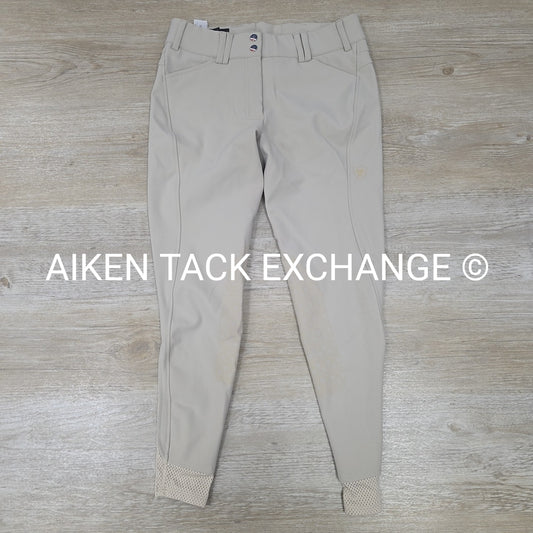 Ariat Tri Factor Silicone Grip Knee Patch Breeches, Size 26