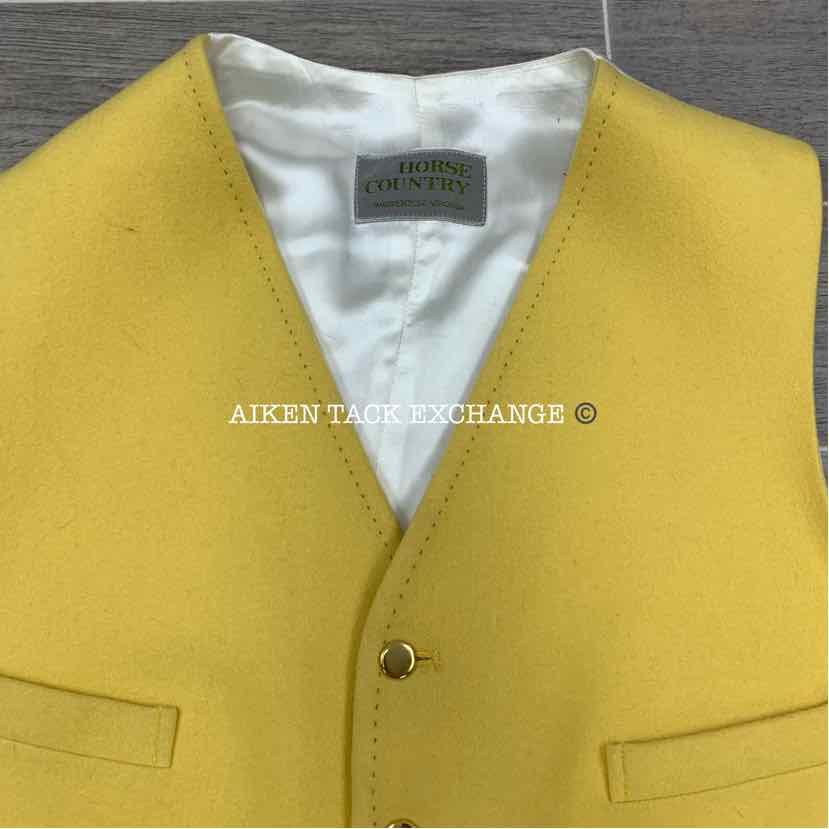 Horse Country Canary Vest, Men's Size 44 L