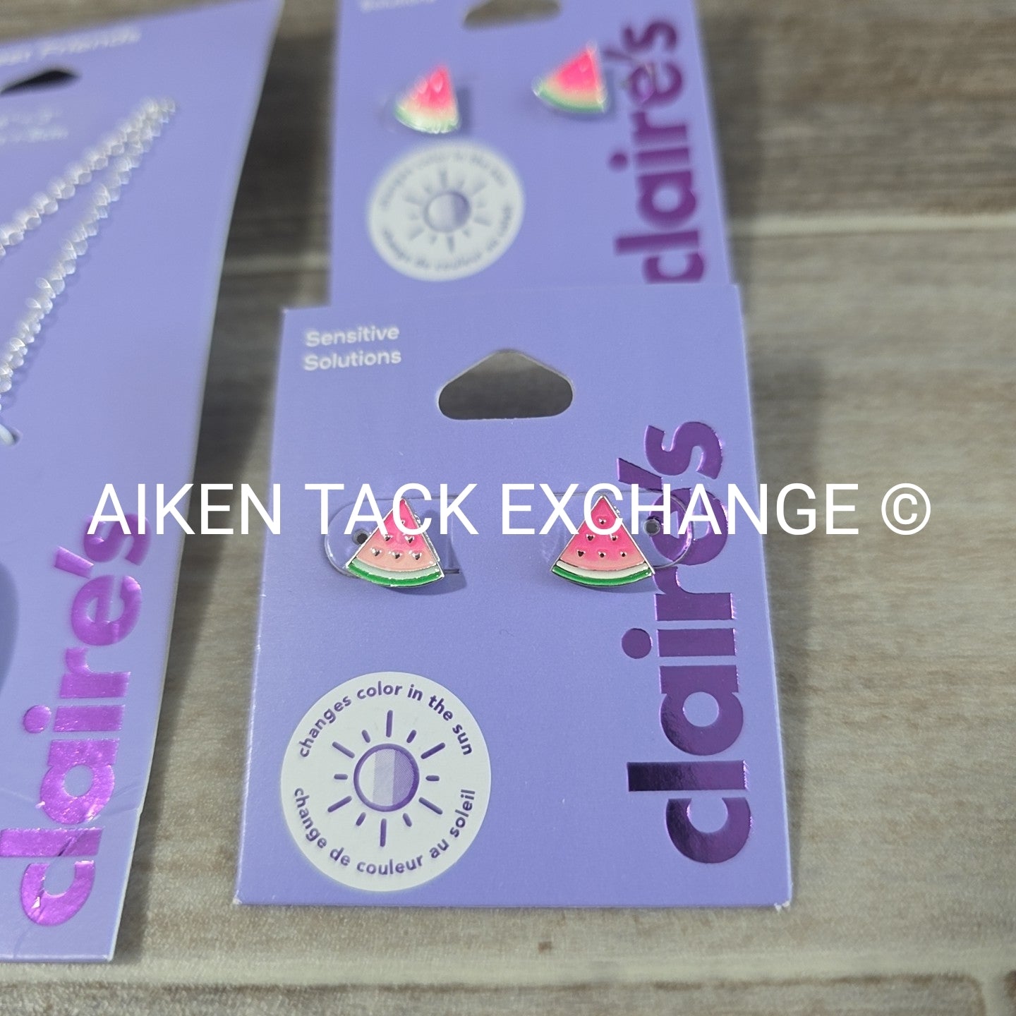 Claire's Necklace + 2 Sets of Earrings