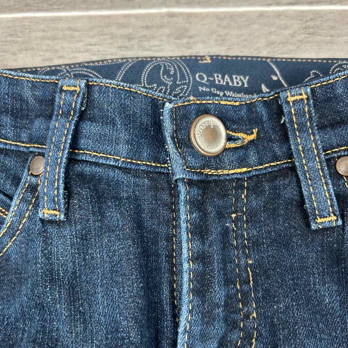 Wrangler Q-Baby Ultimate Riding Jeans, Size 2 Long