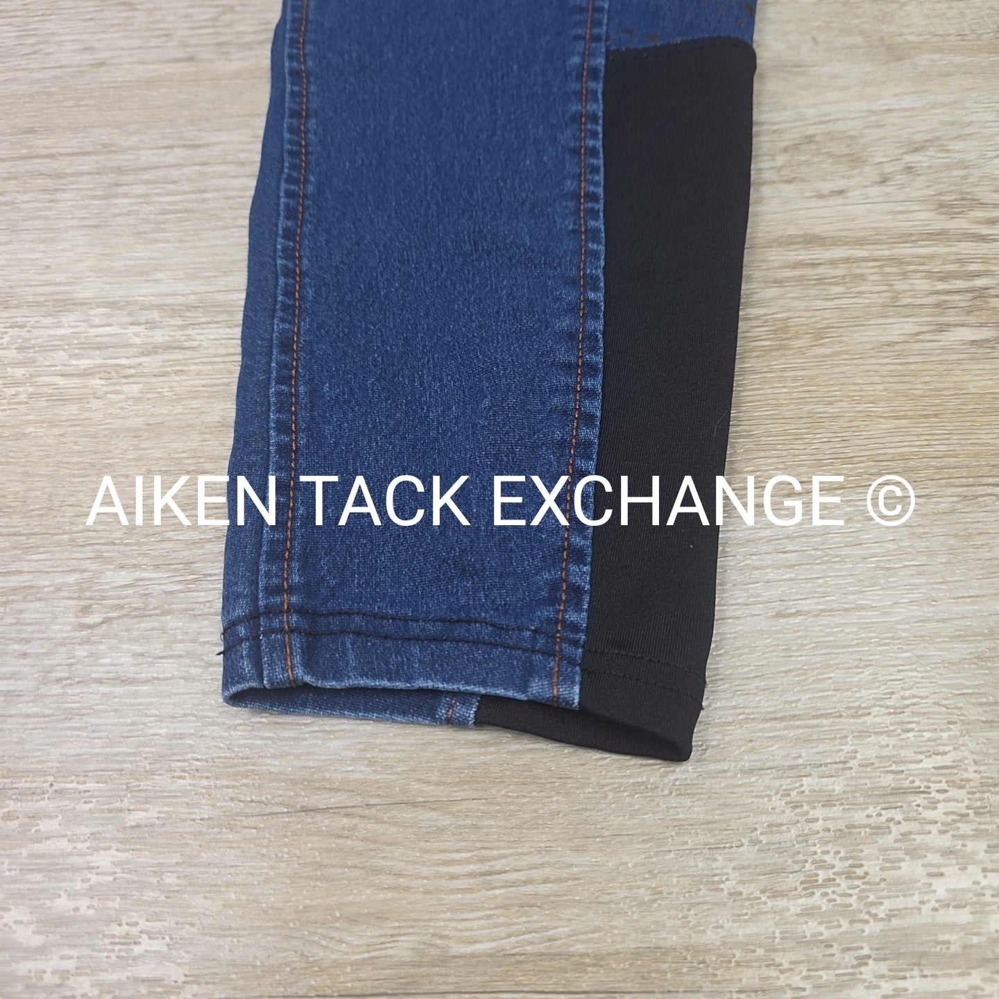 Horze Silicone Grip Full Seat Denim Breeches, Women's 30