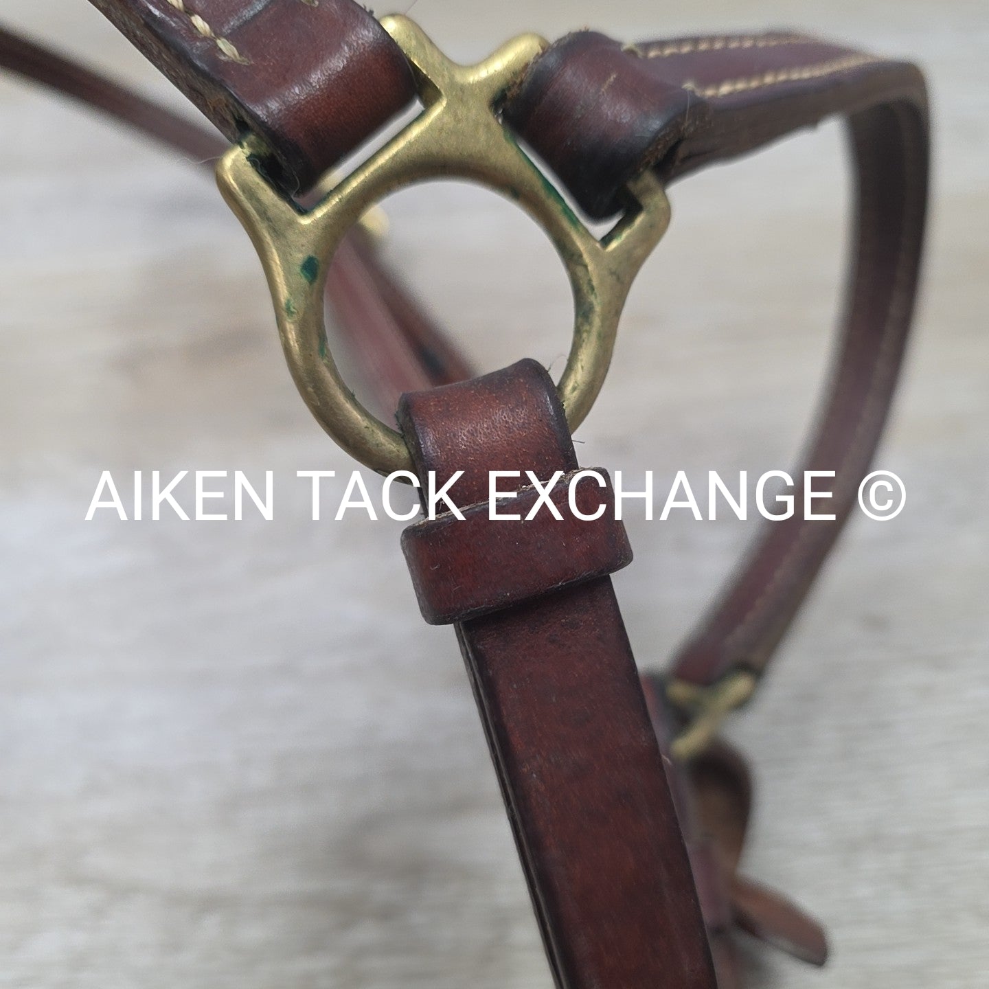 Walsh Leather Grooming Halter, Brown, Size Full