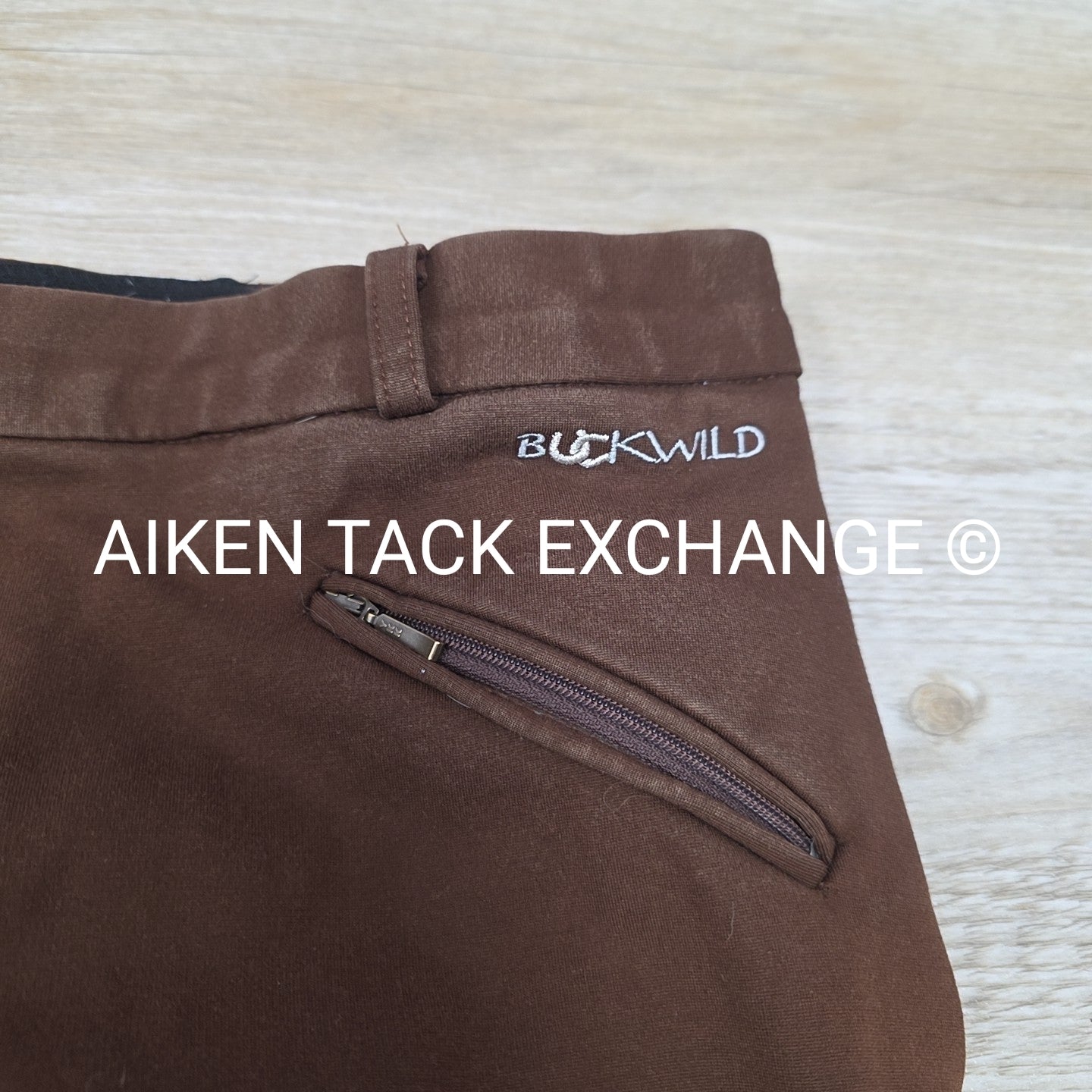 BARGAIN BUNDLE: 2 Pairs Buckwild Silicone Grip Full Seat Breeches, Size 34 R