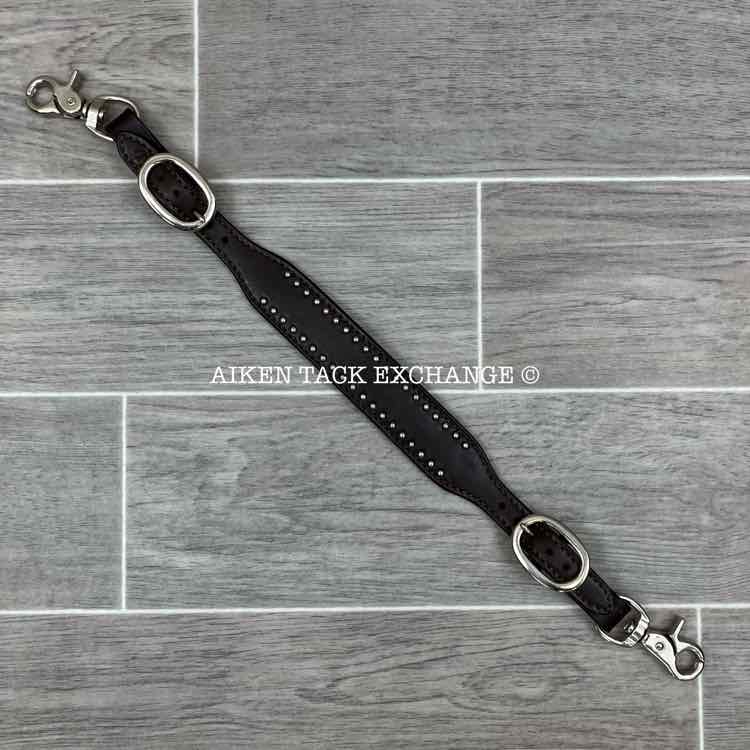 Circle Y Wither Strap, Walnut w/ Silver Spots